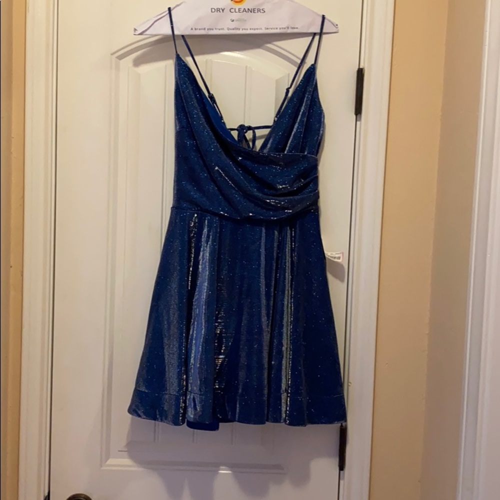 Royal blue dress